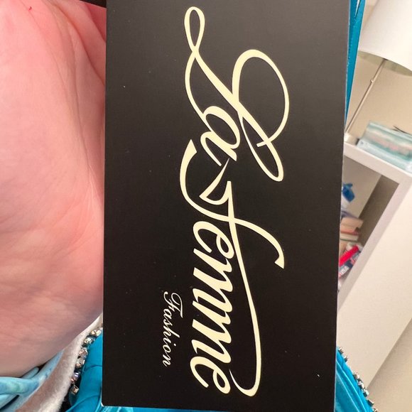 NWT La Femme 18909 - Prom Dress - Picture 6 of 7